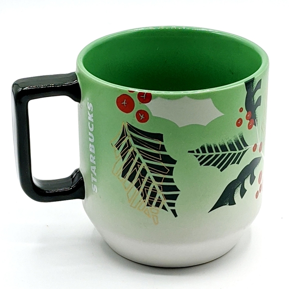 Starbucks Christmas Mug Coffee Cup Holly Berries